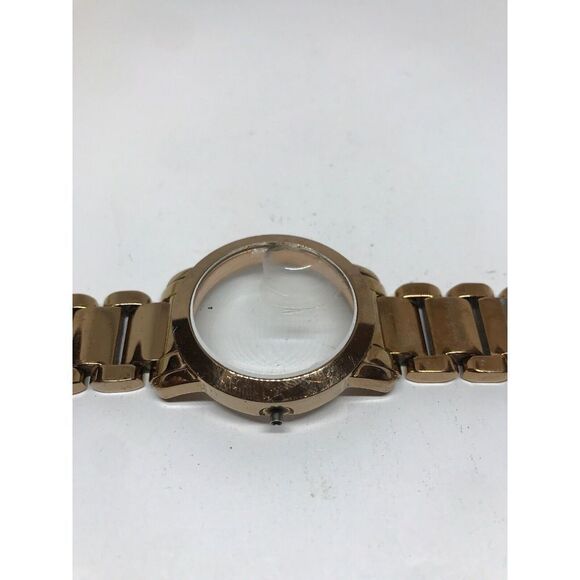 Michael Kors Watch Bracelet Links Case Parts Used Band 19mm Rose Gold Poor T218 - Picture 3 of 6